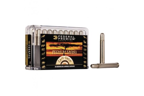 Federal Premium Safari Cape-Shok 500 gr Trophy Bonded Bear Claw .458 Lott Ammo, 20/box - P458LT1