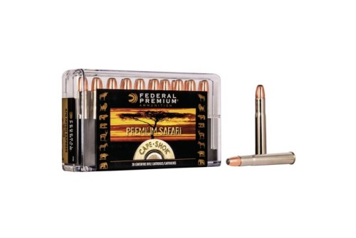 Federal Premium Safari Cape-Shok 500 gr Swift A-Frame .470 Nitro Express Ammo, 20/box - P470SA