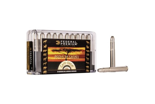 Federal Premium Safari Cape-Shok 500 gr Trophy Bonded Bear Claw .470 Nitro Express Ammo, 20/box - P470T1