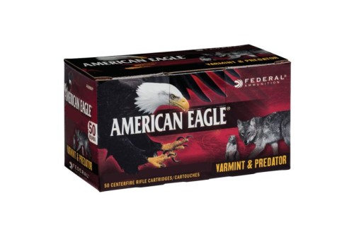 Federal American Eagle Varmint and Predator 90 gr Jacketed Hollow Point 6.8mm SPC Ammo, 50/box - AE6890VP