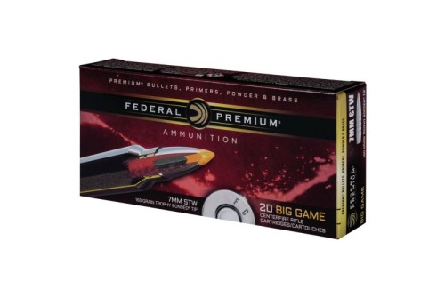 Federal Premium 160 gr Trophy Bonded Tip 7mm STW Ammo, 20/box - P7STWTT1