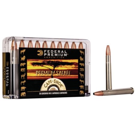 Federal Premium Safari Cape-Shok 286 gr Swift A-Frame 9.3x74mmR Ammo, 20/box - P9374SA