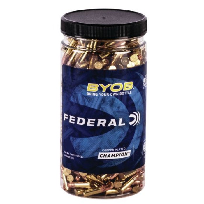 Federal BYOB 17 gr Jacketed Hollow Point .17 HMR Ammo, 250/box - 770BTL250