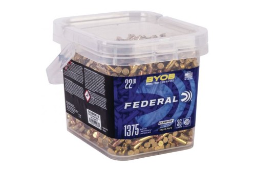 Federal BYOB 36 gr Copper-Plated Hollow Point .22lr Ammo, 1375rd - 750BKT1375