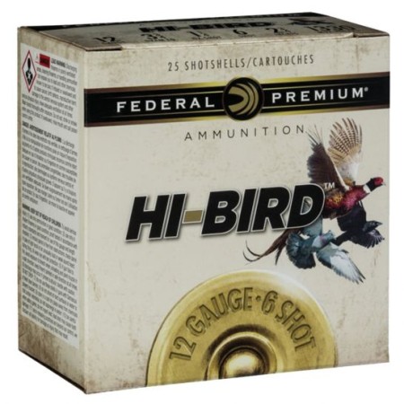 Federal Premium Hi-Bird 2.75" 12 Gauge Ammo 7-1/2, 25/box - HVF1275