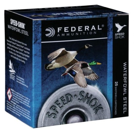 Federal Speed-Shok 3" 12 Gauge Ammo 6, 25/box - WF1436
