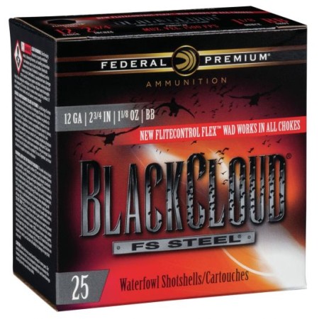 Federal Black Cloud FS Steel 2.75" 12 Gauge Ammo BB, 25/box - PWBX147BB