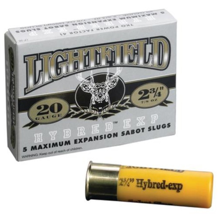 Lightfield Slugs 20ga 2.75" - 7/8 Oz Sabot 5-pack