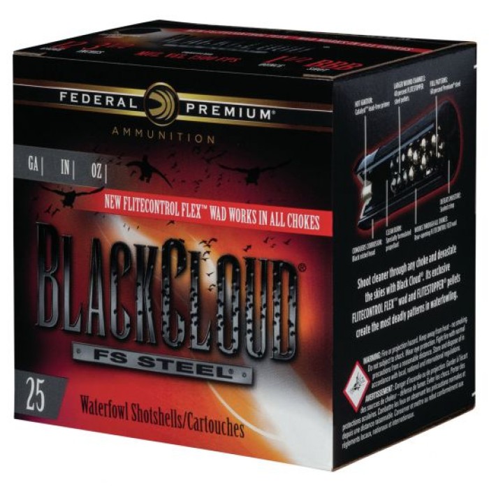 Federal Black Cloud FS Steel 3" 20 Gauge Ammo 1, 25/box - PWBX209 1