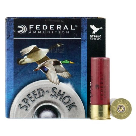 Federal Speed-Shok 3" 12 Gauge Ammo 1, 25/box - WF142 1