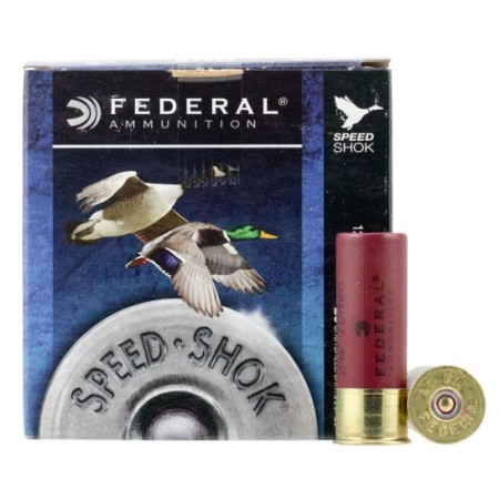 Federal Speed-Shok 2.75" 12 Gauge Ammo 3, 25/box - WF145 3