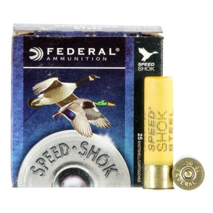 Federal Speed-Shok 3" 20 Gauge Ammo 2, 25/box - WF209 2