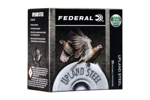 Federal Upland Steel 2.75" 20 Gauge Ammo 7-1/2, 25/box - USH2075