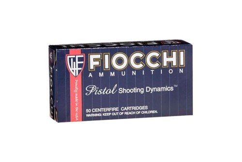 Fiocchi Shooting Dynamics, .32 ACP (7.65mm), SJHP, 60 Grain, 50 Rounds