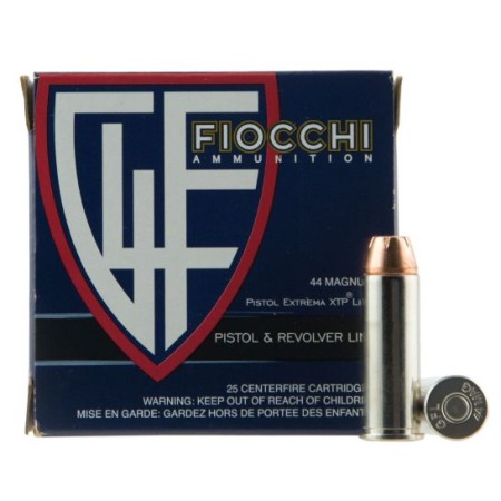 Fiocchi Extrema 240 gr XTP Hollow Point .44 Rem Mag Ammo, 25/box - 44XTP25