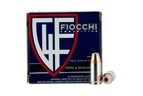 Fiocchi Extrema 124 gr XTP Hollow Point 9mm Ammo, 25/box - 9XTPC25