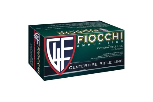 Fiocchi Extrema 55 gr V-Max Polymer Tip FB .223 Rem Ammo, 50/box - 223HVC50