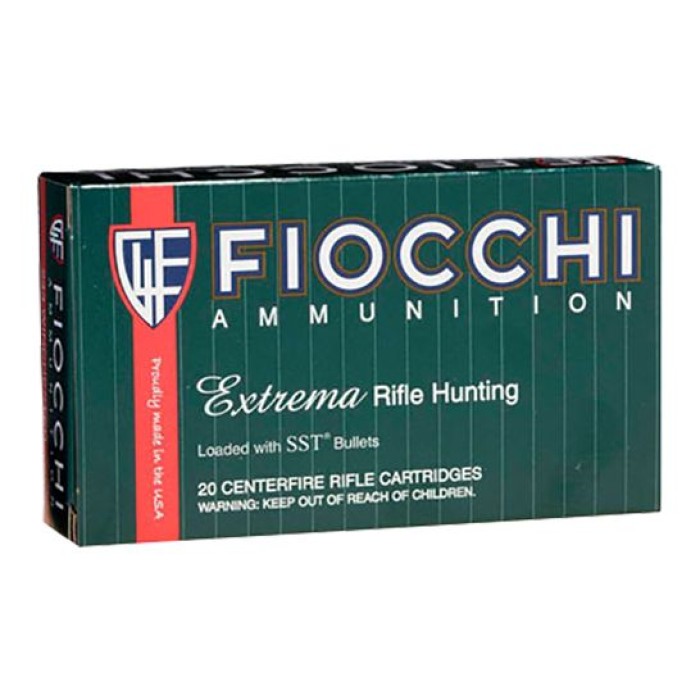 Fiocchi Extrema Rifle Line 95 gr SST Polymer Tip BT .243 Win Ammo, 20/box - 243HSB