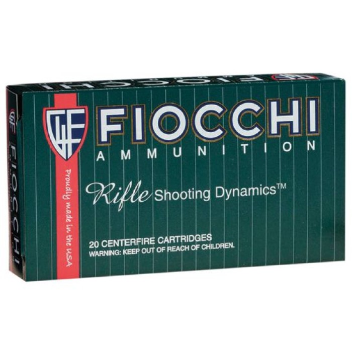Fiocchi Rifle Shooting Dynamics 180 gr Pointed Soft Point Interlock BT .308 Win Ammo, 20/box - 308C