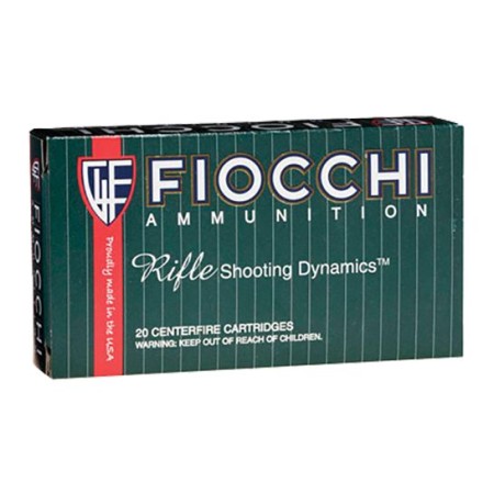 Fiocchi Rifle Shooting Dynamics 165 gr Boat Tail Soft Point Interlock .308 Win Ammo, 20/box - 308D