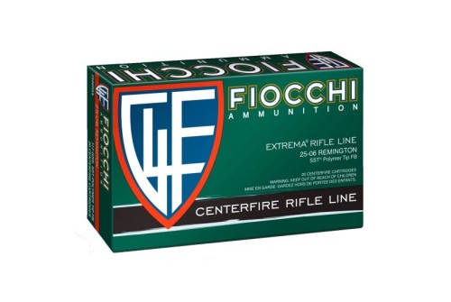 FIOCCHI 25-06 Rem. 117 Grain SST Ammo, 20 Round Box (2506HSA)