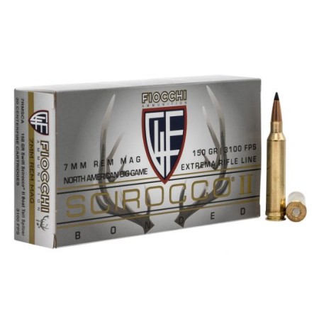 Fiocchi Extrema Swift Scirocco II BTS 7mm Rem Mag Ammo 150 Gr, 20rds - 7RMSCA