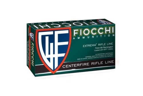 Fiocchi Extrema Rifle Line 139 gr SST Polymer Tip BT 7mm-08 Rem Ammo, 20/box - 7MM08HSA