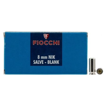 Fiocchi 8mm Blank Ammo, 50 Rounds - 8MMBLANK