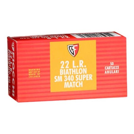 Fiocchi Exacta Super Match 40 gr Round Nose .22lr Ammo, 50/box - 22SM340
