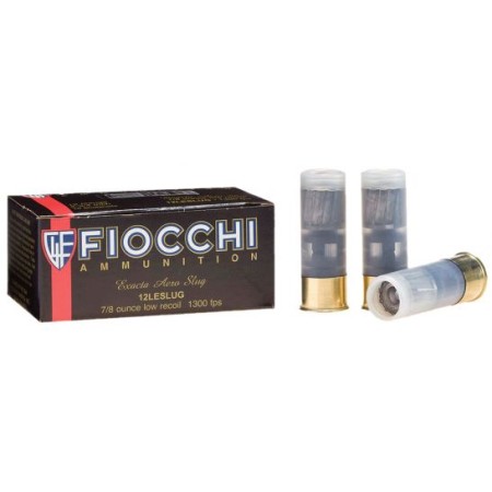 Fiocchi Exacta Aero Slugs 2.75" 12 Gauge Ammo, 10 Rounds - 12LESLUG