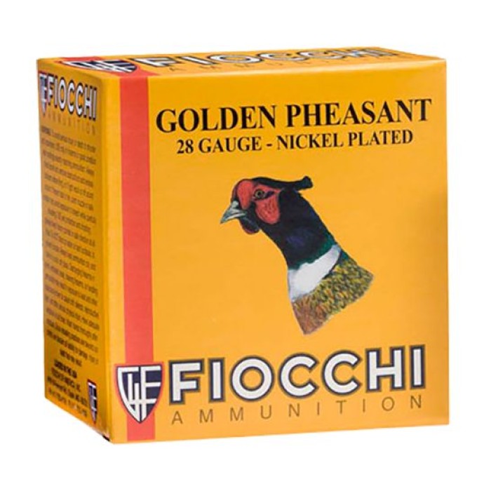 FIOCCHI Golden Pheasant 28 Gauge 2.75in #5 Bulk Ammo, 250 Round Case (28GP5-CASE)