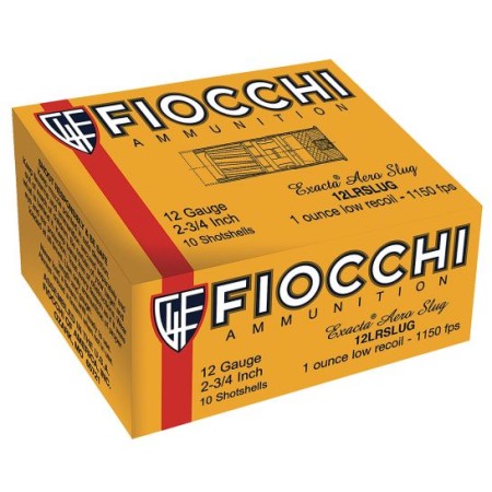 Fiocchi Extrema Aero 12 Gauge 2.75" Slug, 80 Rounds - 12FLESLUG