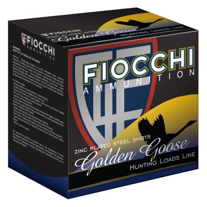 Fiocchi Extrema Golden Goose 3.5" 12 Gauge Ammo BBB, 250 Rounds - 1235GG3B