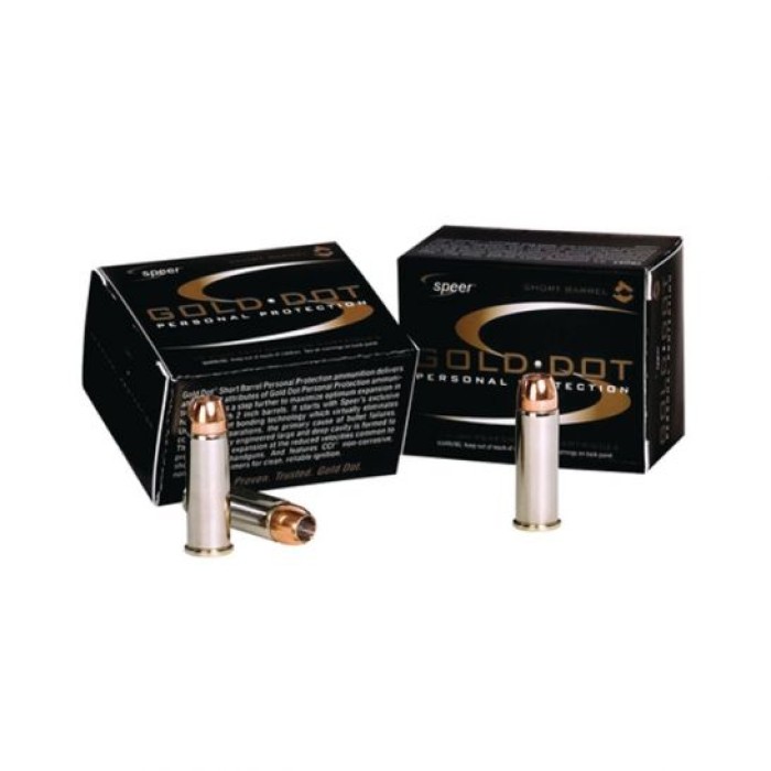 CCI Speer Gold Dot 40 S&W 180 Grain Hollow Point Ammo, 20 Round Box (23974)