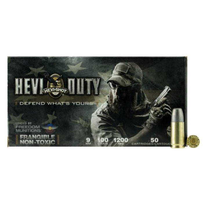 Hevishot Hevi-duty, Hevi 99009 Hevi Duty 9mm   100gr    50/10