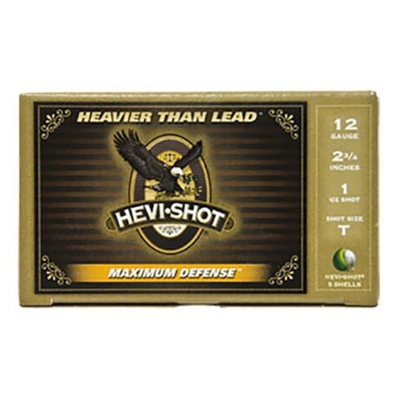 Hevi-Shot Max Defense 2.75" 12 Gauge Ammo T, 5/box - 52751