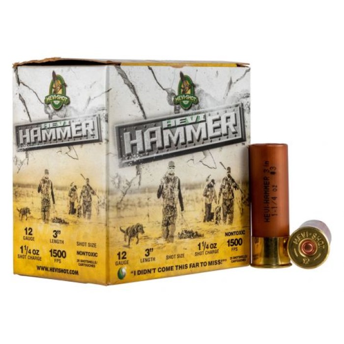 Hevi-Shot Hevi-Hammer 3" 12 Gauge Ammo 2, 25/box - 28002