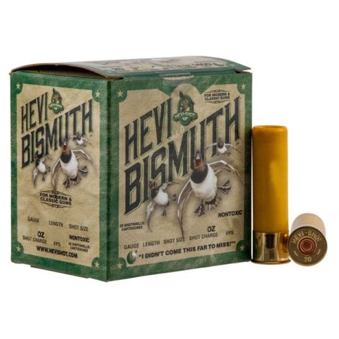 Hevi-Shot Hevi-Bismuth Waterfowl 3.5" 12 Gauge Ammo 1, 25/box - 14501