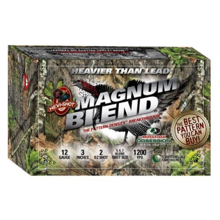 Hevi-Shot Magnum Blend Mossy Oak Obsession NWTF Edition 3" 12 Gauge Ammo 5, 6, 7, 5/box - 40255