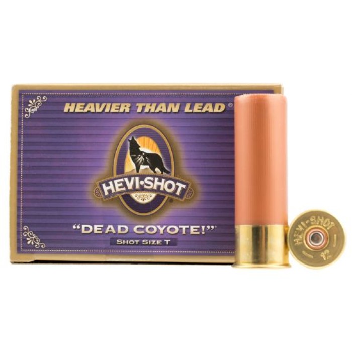 Hevi-Shot Dead Coyote 3.5" 10 Gauge Ammo 00 Buck, 5/box - 41009