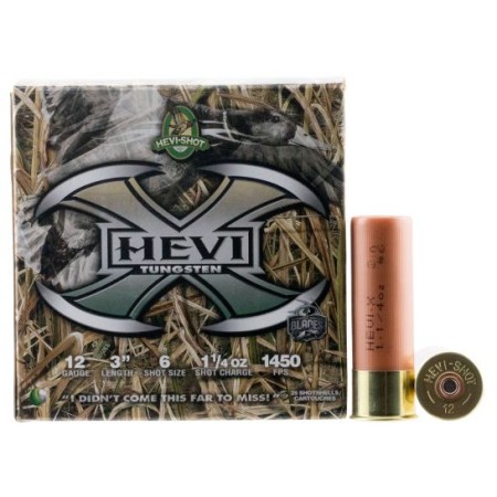 Hevi-Shot Hevi-x Mossy Oak Shadow Grass Blades 3" 12 Gauge Ammo 6, 25/box - 50366