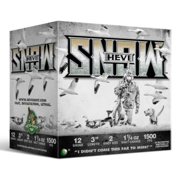 Hevi-Shot Hevi-Snow 3" 12 Gauge Ammo 2, 25/box - 20002