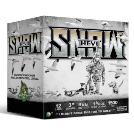 Hevi-Shot Hevi-Snow 3" 12 Gauge Ammo BBB, 25/box - 20888