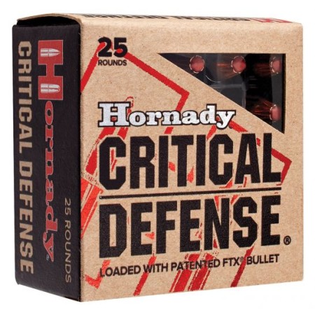 Hornady Critical Defense 60 gr Flex Tip Expanding .32 ACP Ammo, 25/box - 90063