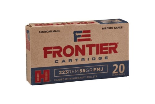 Hornady Frontier 55 gr Full Metal Jacket .223 Rem Ammo, 20/box - FR100