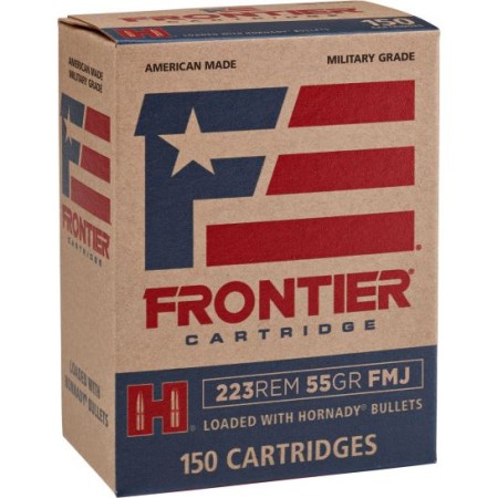 Hornady Frontier 55 gr Full Metal Jacket .223 Rem Ammo, 150/box - FR1015