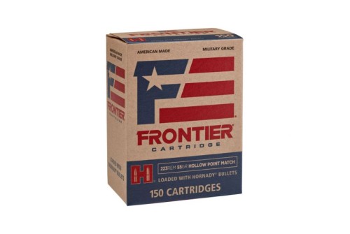 Hornady Frontier 55 gr Hollow Point Match .223 Rem Ammo, 150/box - FR1415