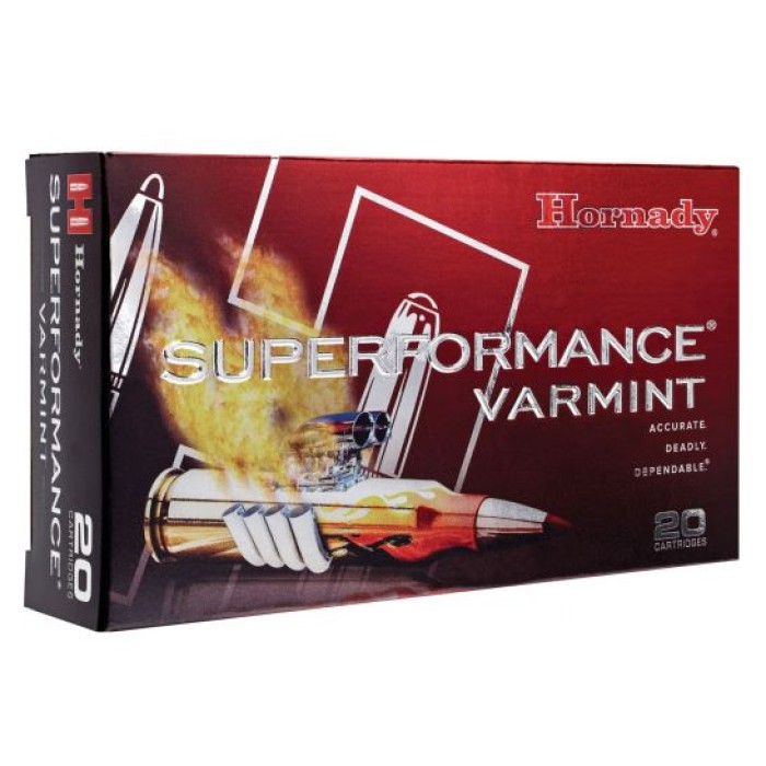 Hornady Superformance Varmint 24 gr NTX .204 Ruger Ammo, 20/box - 83209