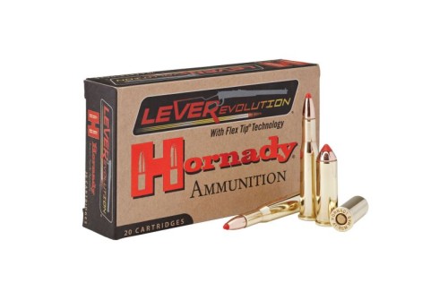 Hornady LEVERevolution .25-35 Winchester 110 grain Flex Tip eXpanding Brass Cased Centerfire Rifle Ammo, 20 Rounds, 8277