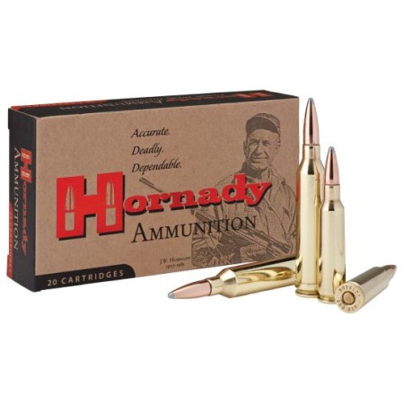 Hornady Custom 140 gr SP Interlock .264 Win Mag Ammo, 20/box - 8154